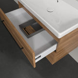 Villeroy & Boch Wall Mounted Vanity Unit Villeroy & Boch Avento Wall Hung Vanity Unit 780mm Two Drawers with Basin