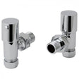 JTP Radiator Valve Chrome JTP Angled Radiator Valve