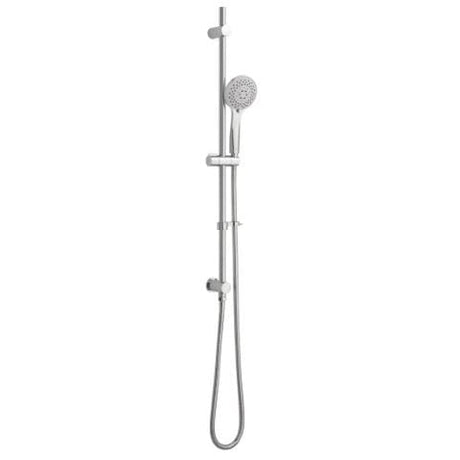 Vado Shower Riser Rail Vado Atmosphere Slide Rail with Multi Function Shower Handset and Outlet in Chrome