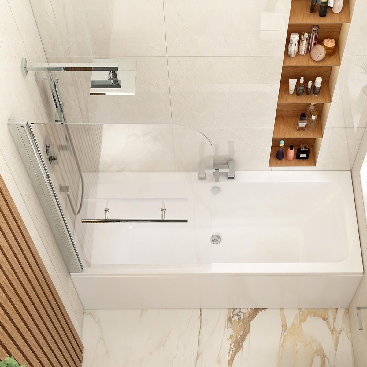 Aquarius Double Ended Bath Aquarius Aaron Double Ended Reinforced Bath