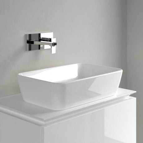 Villeroy & Boch Countertop Basin Villeroy & Boch Architectura Rectangular 600mm Countertop Basin (with Overflow) in Alpin White