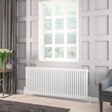 Eastbrook Rivassa Traditional 3 Column Radiator in White