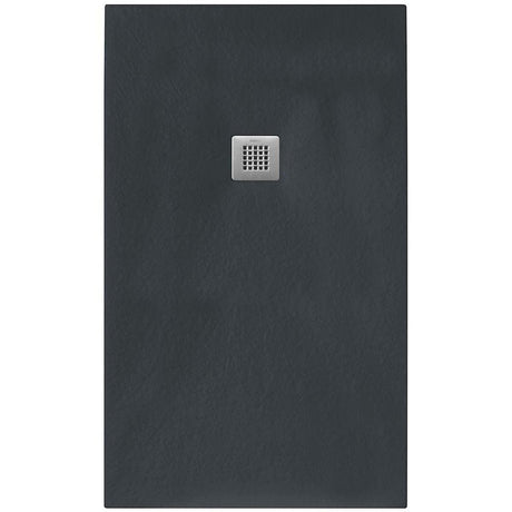 Tissino Rectangle Shower Tray 1400 x 1000mm Tissino Giorgio2 Rectangle Shower Tray in Graphite Slate