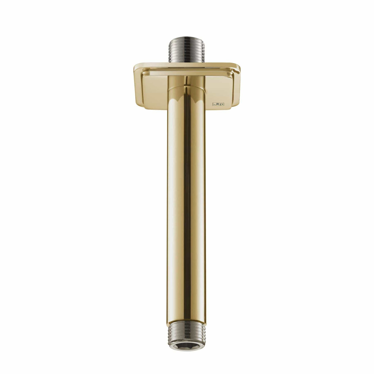JTP Fixed Shower Arm Polished Gold JTP Grosvenor Shower Ceiling Arm