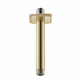 JTP Fixed Shower Arm Polished Gold JTP Grosvenor Shower Ceiling Arm