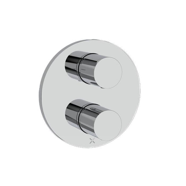 Crosswater Concealed Shower Valve Chrome Crosswater Lazo Crossbox 2 Outlet Multi-Flow Trimset