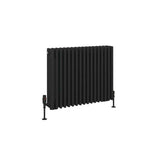 Eastbrook Rivassa Traditional 4 Column Radiator in Matt Black