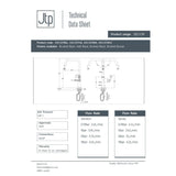 JTP Kitchen Tap JTP Decor Single Lever Pull Out Kitchen  Mixer Tap