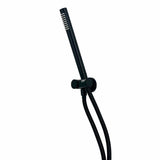TED Shower Handset Matt Black TED Universal Round Shower Pencil Handset