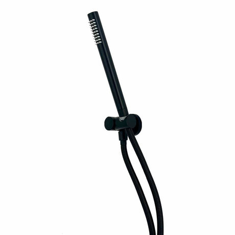 TED Shower Handset Matt Black TED Universal Round Shower Pencil Handset