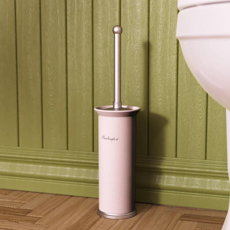 Burlington Toilet Brush Brushed Nickel Burlington Traditional Freestanding Toilet Brush Holder
