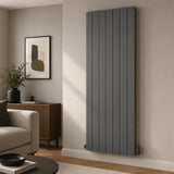 Aquarius Bathrooms Panel Radiator 1800 x660mm / Anthracite Aquarius Maxx Vertical Panel Radiator