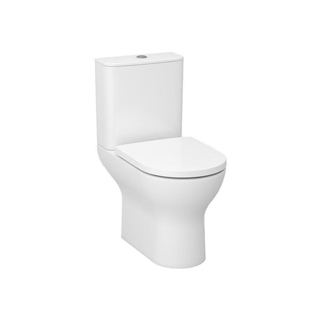 Imex Close Coupled Toilet Imex Ronda Rimless Open Back Close Coupled Toilet with Soft Close Seat