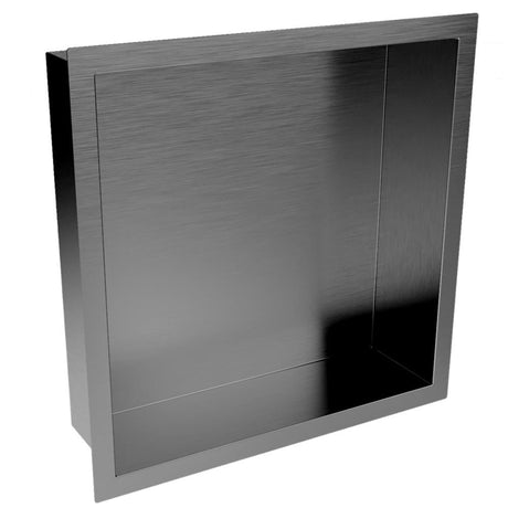 Aquarius Bathrooms Shelf Gun Metal Grey / 300 x 300mm Aquarius Shower Niche