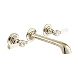 Vado Wall Mounted Basin Tap Booth & Co. Axbridge Lever Wall Mounted Mixer Pillar Tap