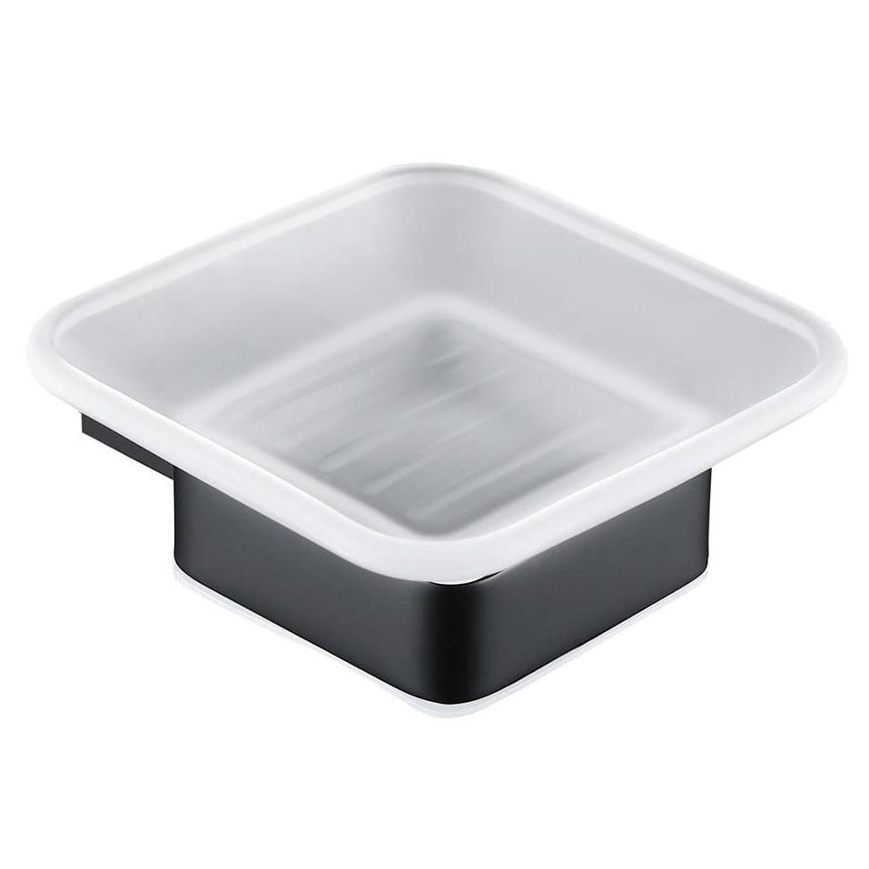 Aquarius Soap Dish Matt Black Aquarius FT Soap Dish and Holder