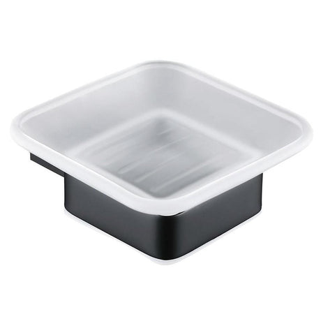 Aquarius Soap Dish Matt Black Aquarius FT Soap Dish and Holder
