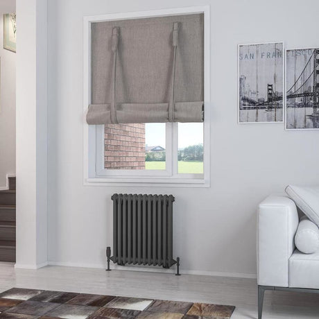 Eastbrook Rivassa Traditional 2 Column Radiator in Matt Anthracite