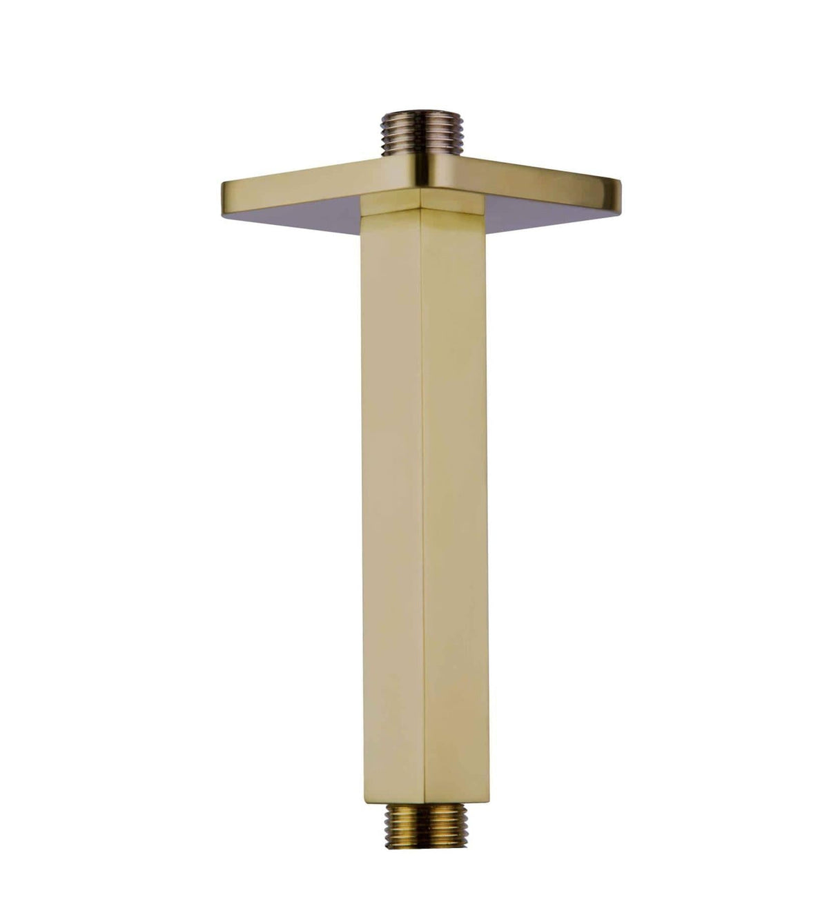 JTP Fixed Shower Arm Brushed Brass JTP HIX Ceiling Shower Arm