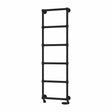 Eastbrook Traditional Towel Rail 1550 x 500 / Electric Only Eastbrook Stour Vertical Traditional Heated Towel Rail in Matt Black