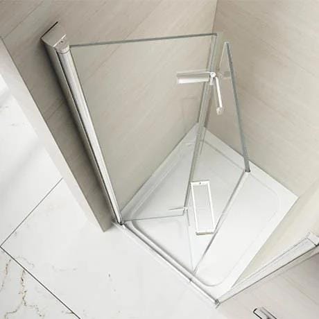 Merlyn Bi-Fold Shower Door Merlyn 8 Series Frameless Hinged Bifold Door