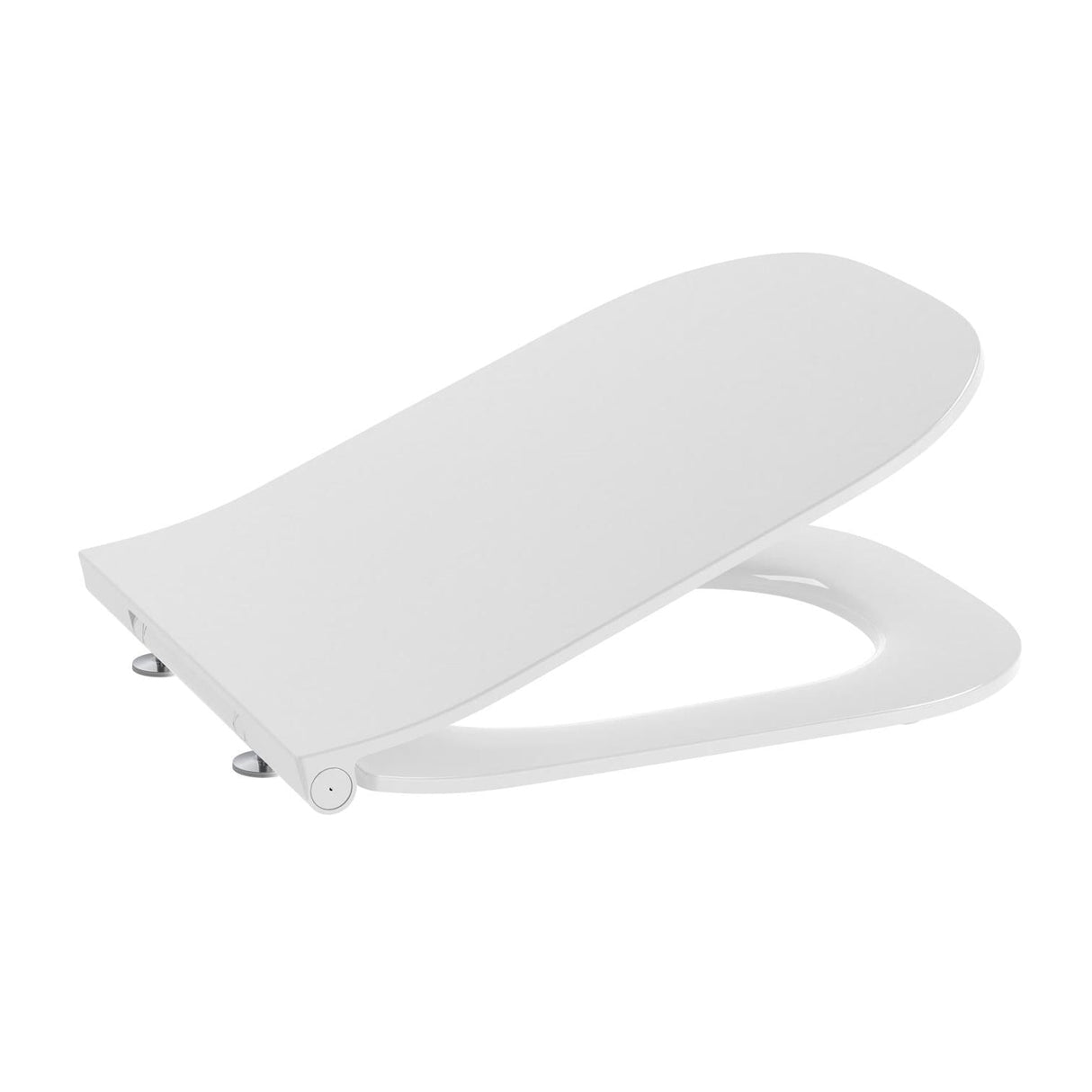 Roca Toilet Seats Roca The Gap Square Slimline Soft Close, Quick Release Toilet Seat