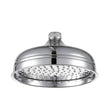 JTP Fixed Shower Head Chrome JTP Grosvenor 200mm Traditional Round Shower Head