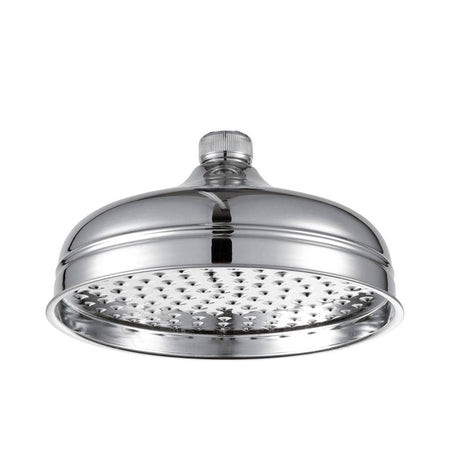 JTP Fixed Shower Head Chrome JTP Grosvenor 200mm Traditional Round Shower Head