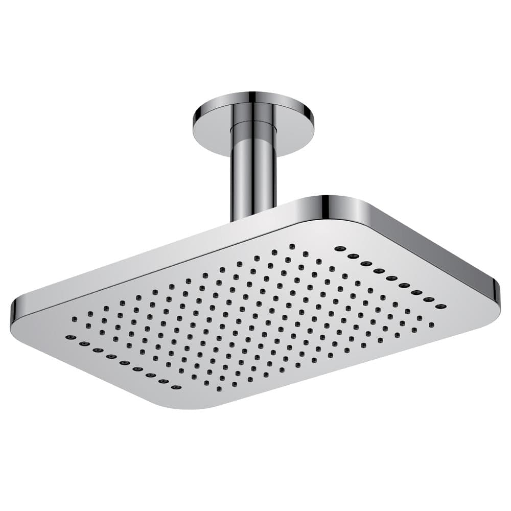 Flova Fixed Shower Head Flova Design 2 Function Rainshower Shower Head with Integral Ceiling Shower Arm