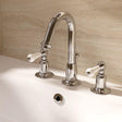 Crosswater 3 Tap Hole Basin Set Crosswater Belgravia Lever 3 Hole Basin Mixer Curved Tap with Pop-Up Waste in Chrome