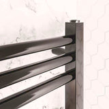 Eastbrook Wendover Straight Heated Towel Rail in Black Gold