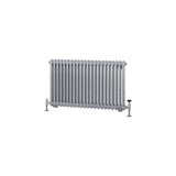 Eastbrook Column Radiator Eastbrook Rivassa Traditional 2 Column Radiator in Chrome Effect