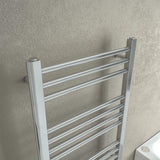 Eastbrook Ladder Rail Eastbrook Wendover Straight Vertical Heated Towel Rail in Polished Stainless Steel