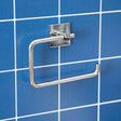 Smedbo Toilet Roll Holder Chrome Smedbo Beslagsboden Square Self-Adhesive Toilet Roll Holder