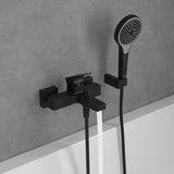 Villeroy & Boch Bath Shower Mixer Villeroy & Boch Architectura Square Wall Mounted Bath and Shower Mixer Tap