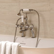 Crosswater Bath Shower Mixer Chrome Crosswater Belgravia Crosshead Bath Shower Mixer with Shower Kit