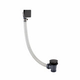 JTP Bath Waste Matt Black JTP HIX Extended Click Clack Bath Waste