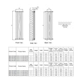 Reina Column Radiator Reina Coneva Vertical Column Radiator