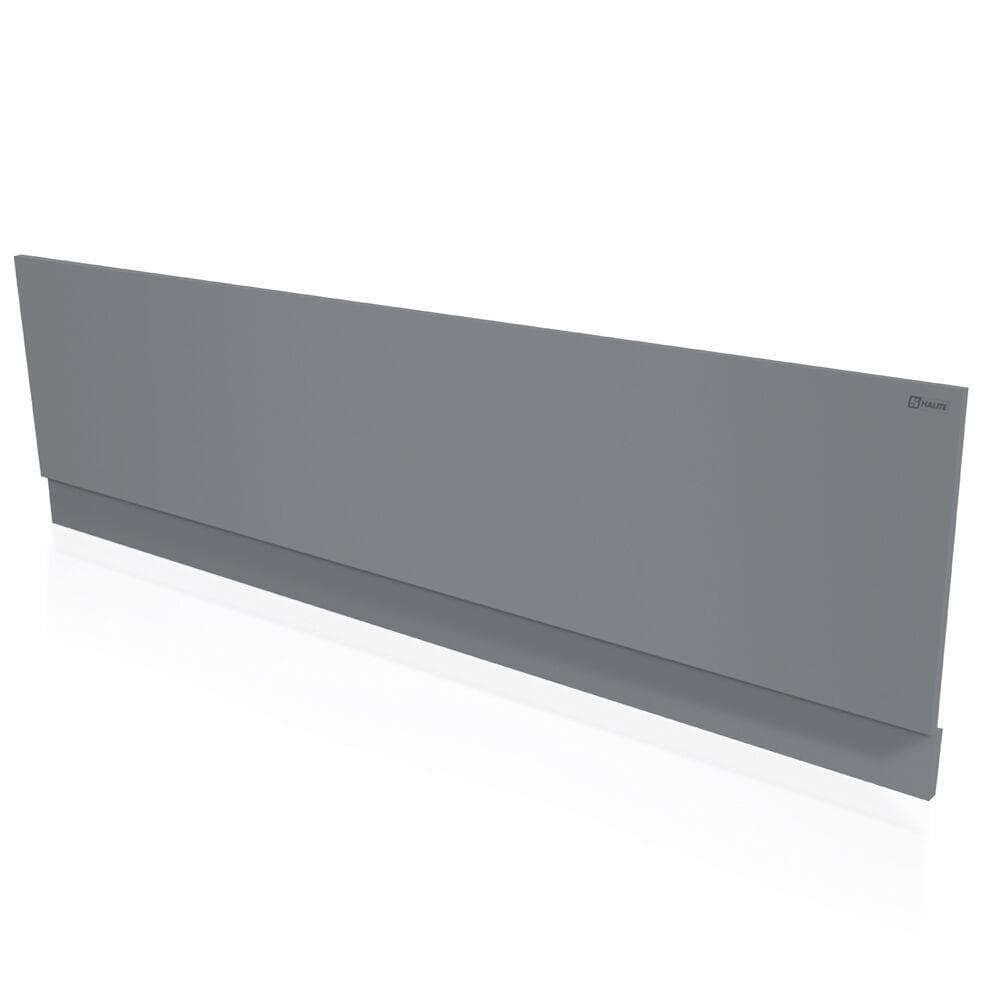 Aquarius Bathrooms Bath Panel 1900 x 550mm Aquarius Halite Waterproof Front Bath Panel in Matt Grey