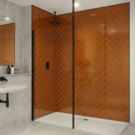 Merlyn Wetroom Accessory Matt Black Merlyn Vertical Ceiling Post 3000mm for 8mm Wet Room Panels