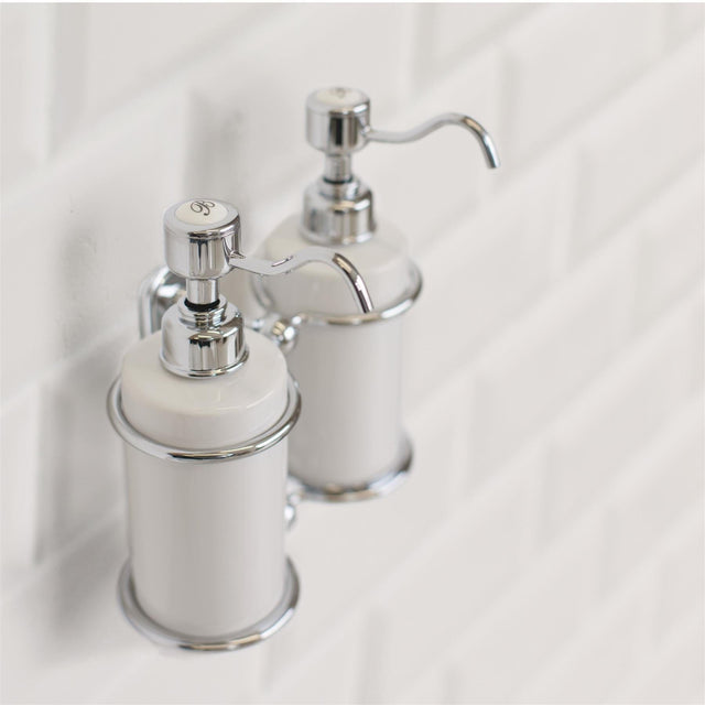 Burlington Soap Dispenser Burlington Double Soap Dispenser in Chrome
