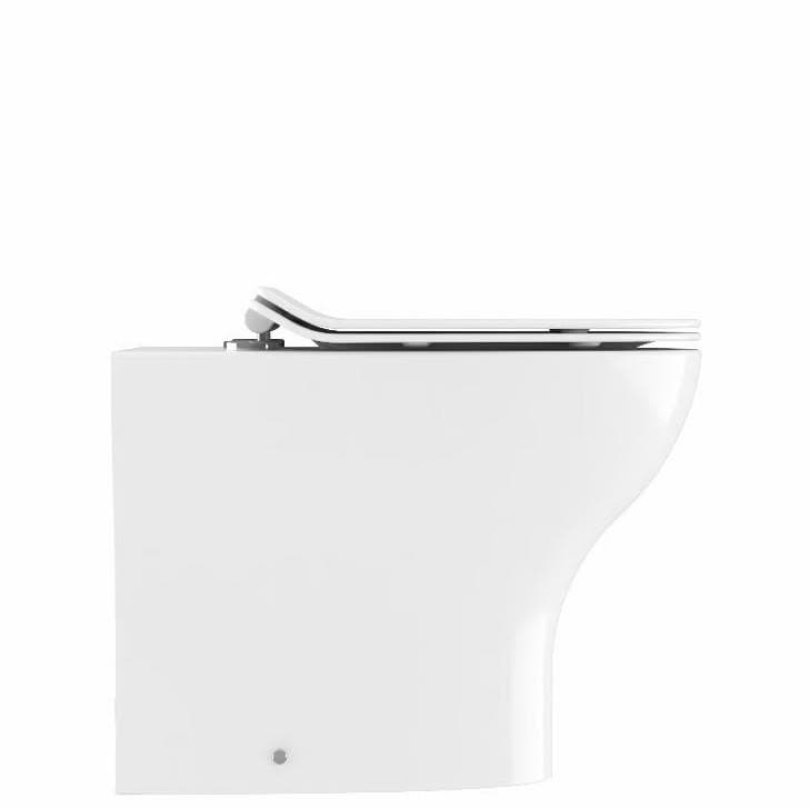 Crosswater Back To Wall Toilet Crosswater Kai Compact Back to Wall Toilet with Soft Close Quick Release Seat