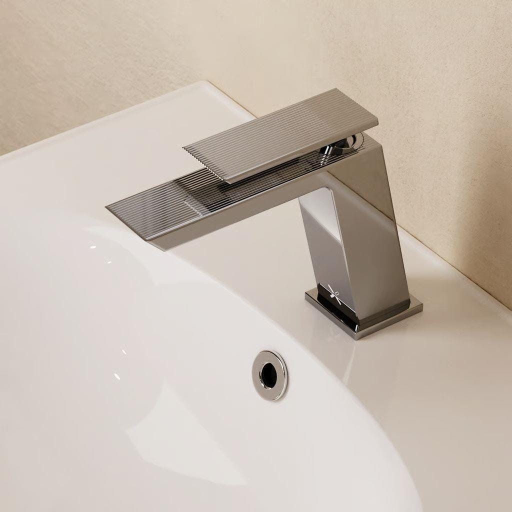 Crosswater Mono Basin Tap Chrome Crosswater Limit Mono Basin Mixer Tap