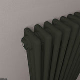 Eastbrook Eastbrook Rivassa Traditional 3 Column Radiator in Matt Black