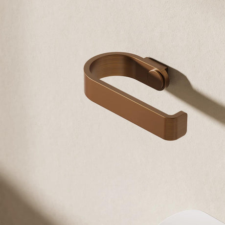 Crosswater Toilet Roll Holder Brushed Bronze Crosswater Velo Toilet Roll Holder
