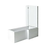 Aquarius Bathrooms Complete Bathroom Suite Aquarius Altano Complete Bathroom Suite with 1700mm L-Shaped Bath, Toilet, Basin, Shower & Taps