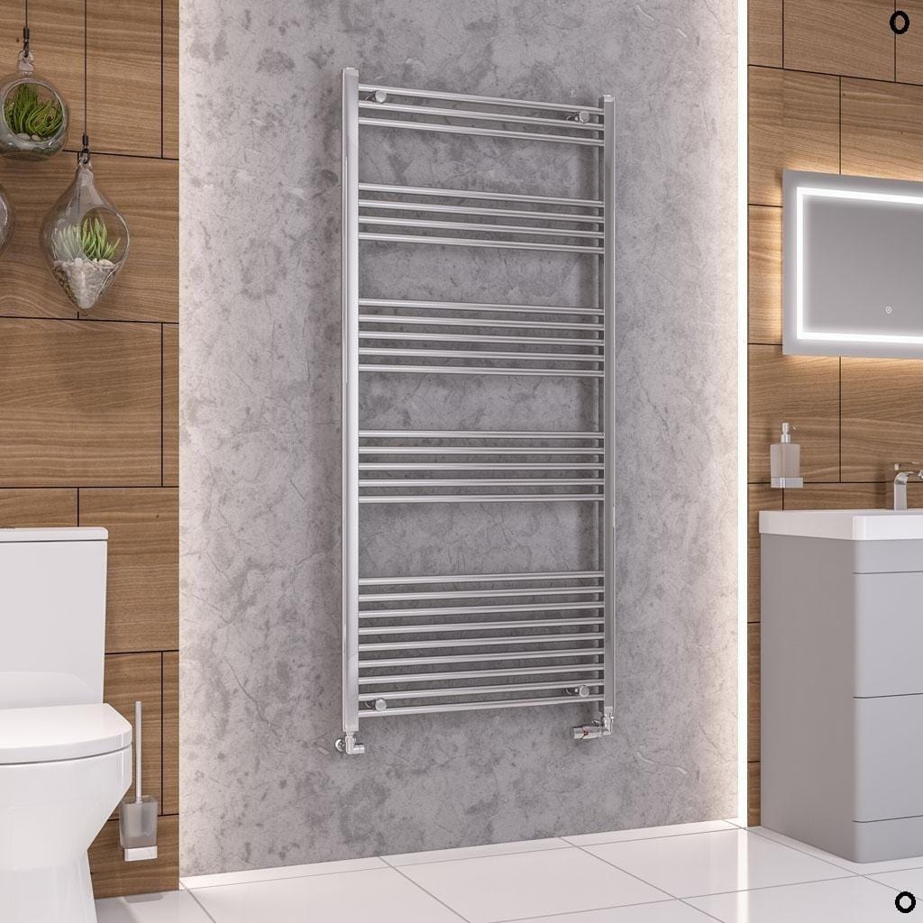 Eastbrook Wendover Straight Heated Towel Rail in Chrome