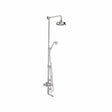Vado Exposed Shower Set Chrome Booth & Co. Axbridge Exposed 3 Outlet Shower Set with Fixed Shower Head, Handset and Bath Spout
