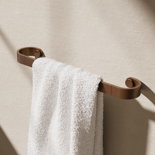 Crosswater Towel Rails and Rings Brushed Bronze / 450mm Crosswater Velo Towel Rail
