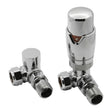 Reina Radiator Valve Chrome Reina Modal Thermostatic Corner Radiator Valves